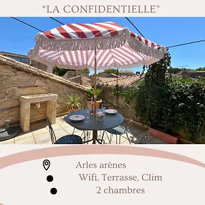 La Confidentielle Centre Terrasse Hébergement de vacances